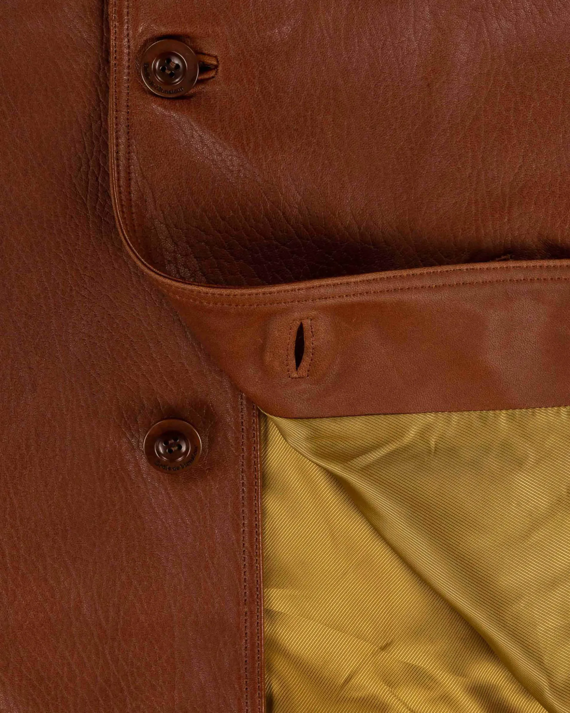 La Veste Cuir Grainé