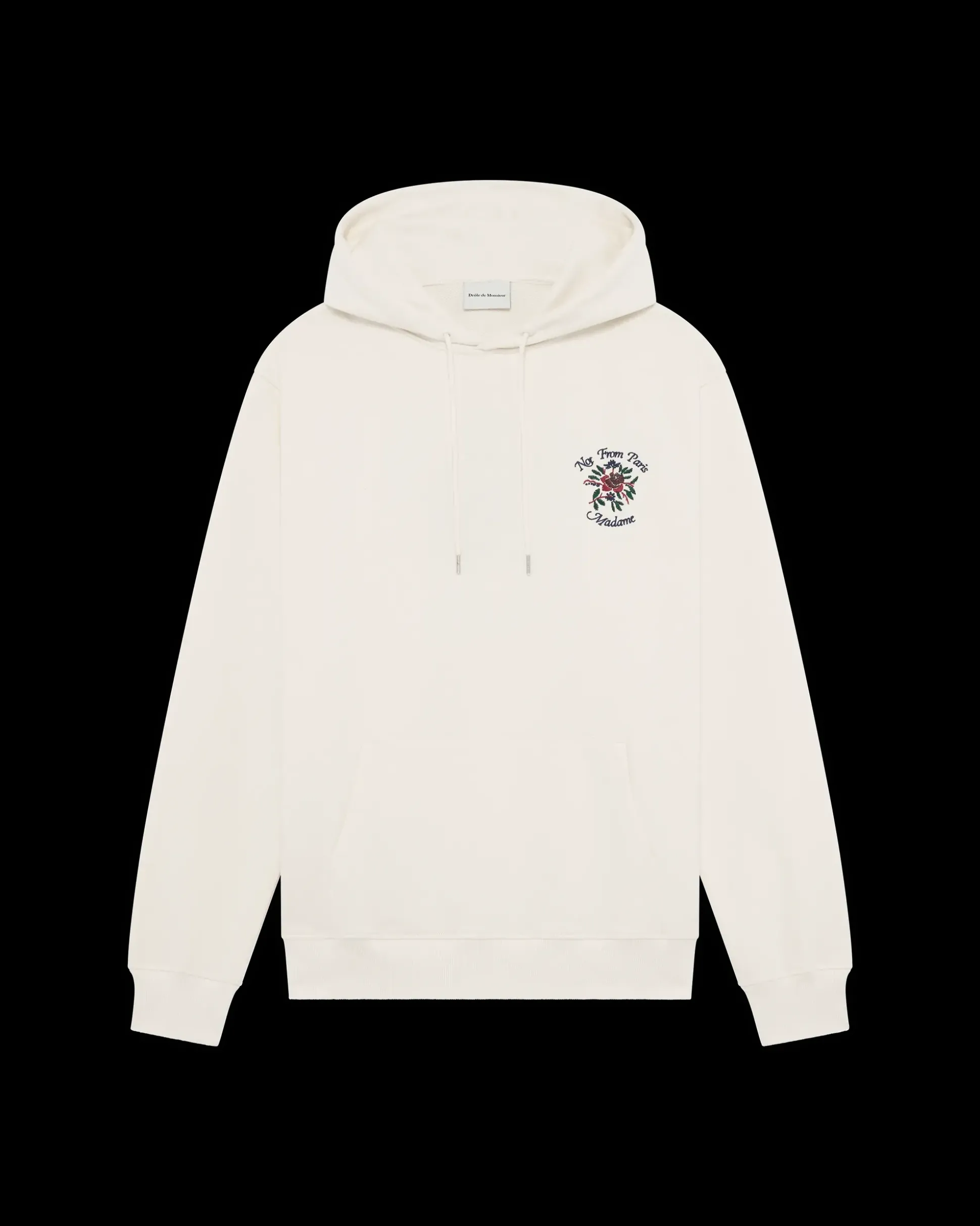Le Hoodie Slogan Fleurs