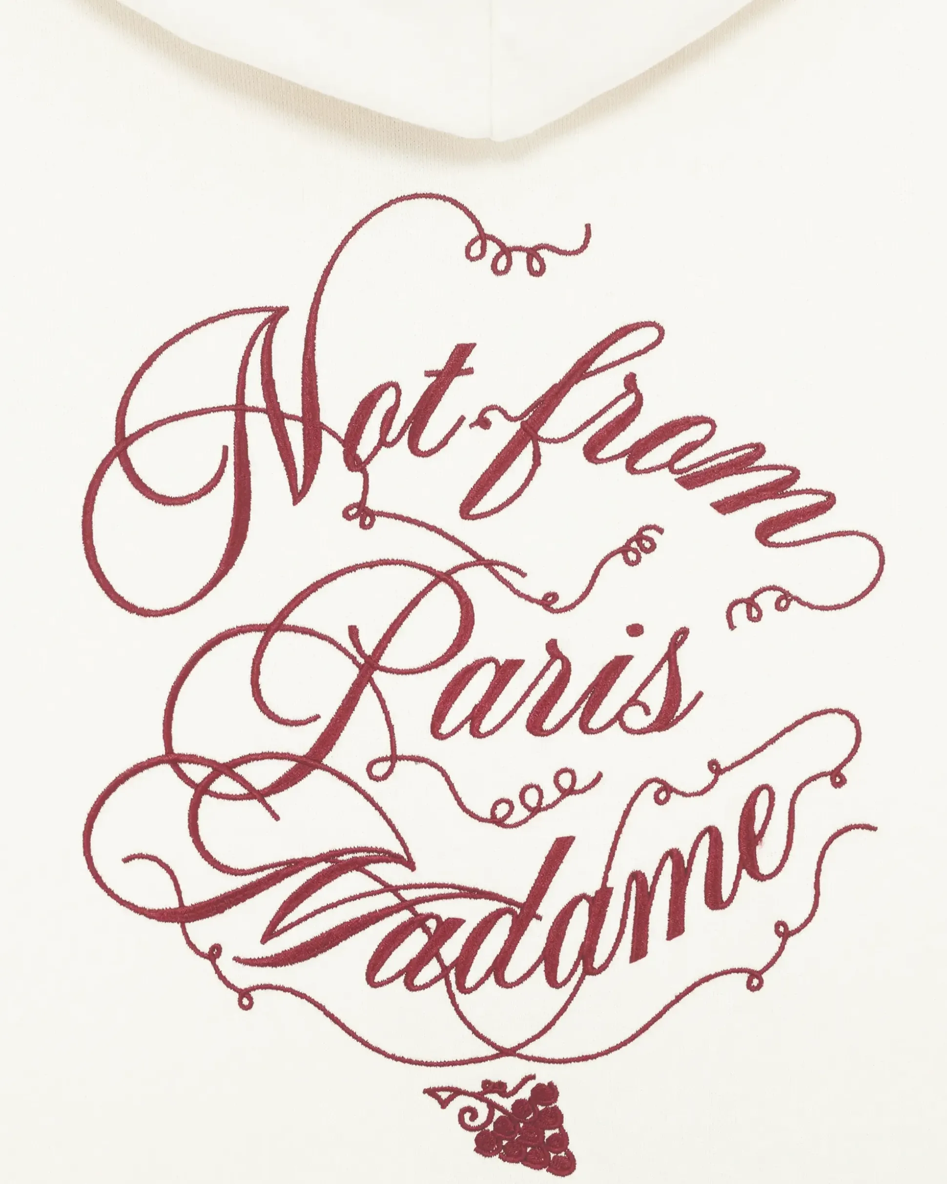 Le Hoodie Slogan Vignes