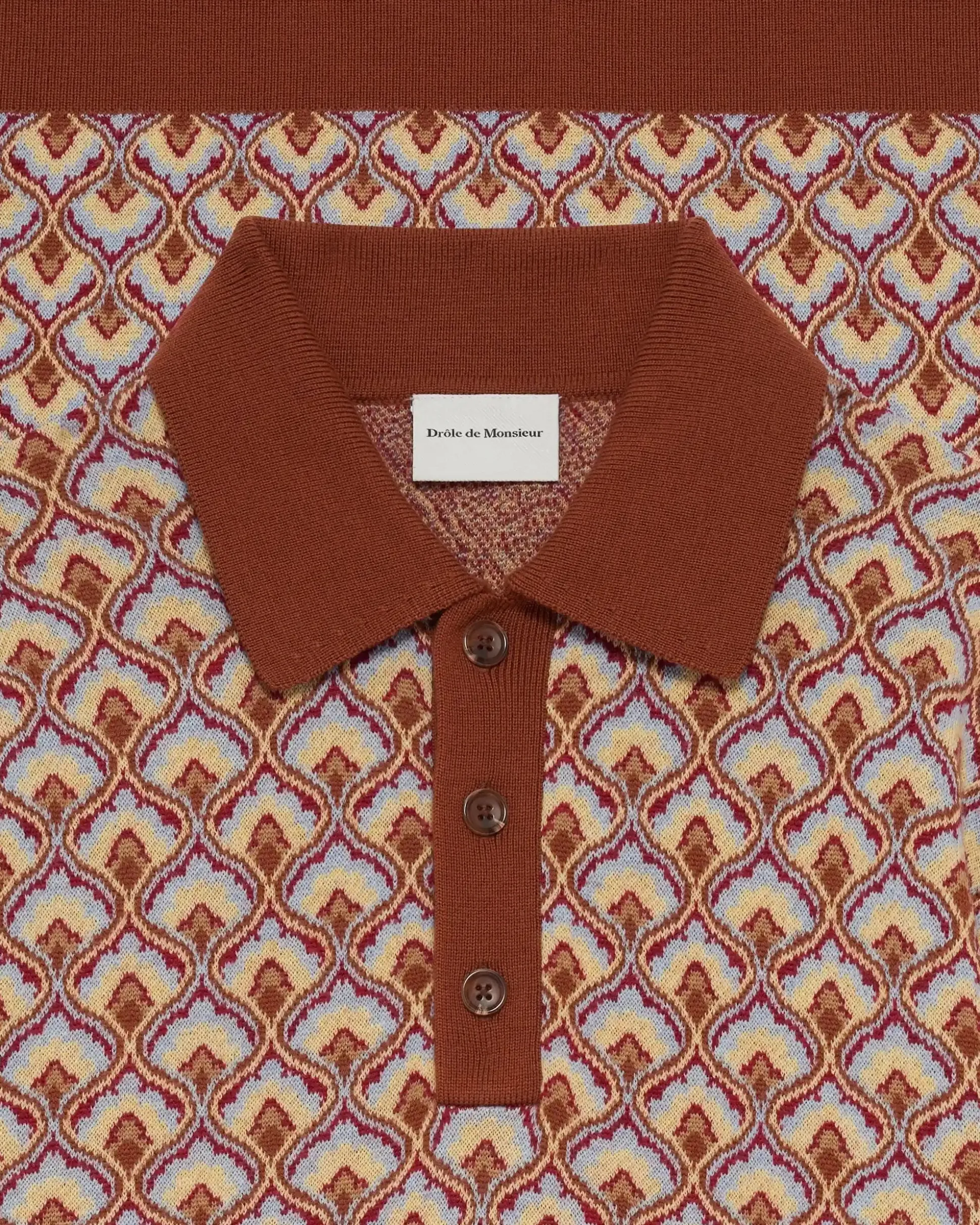 Le Polo Maille Tapisserie