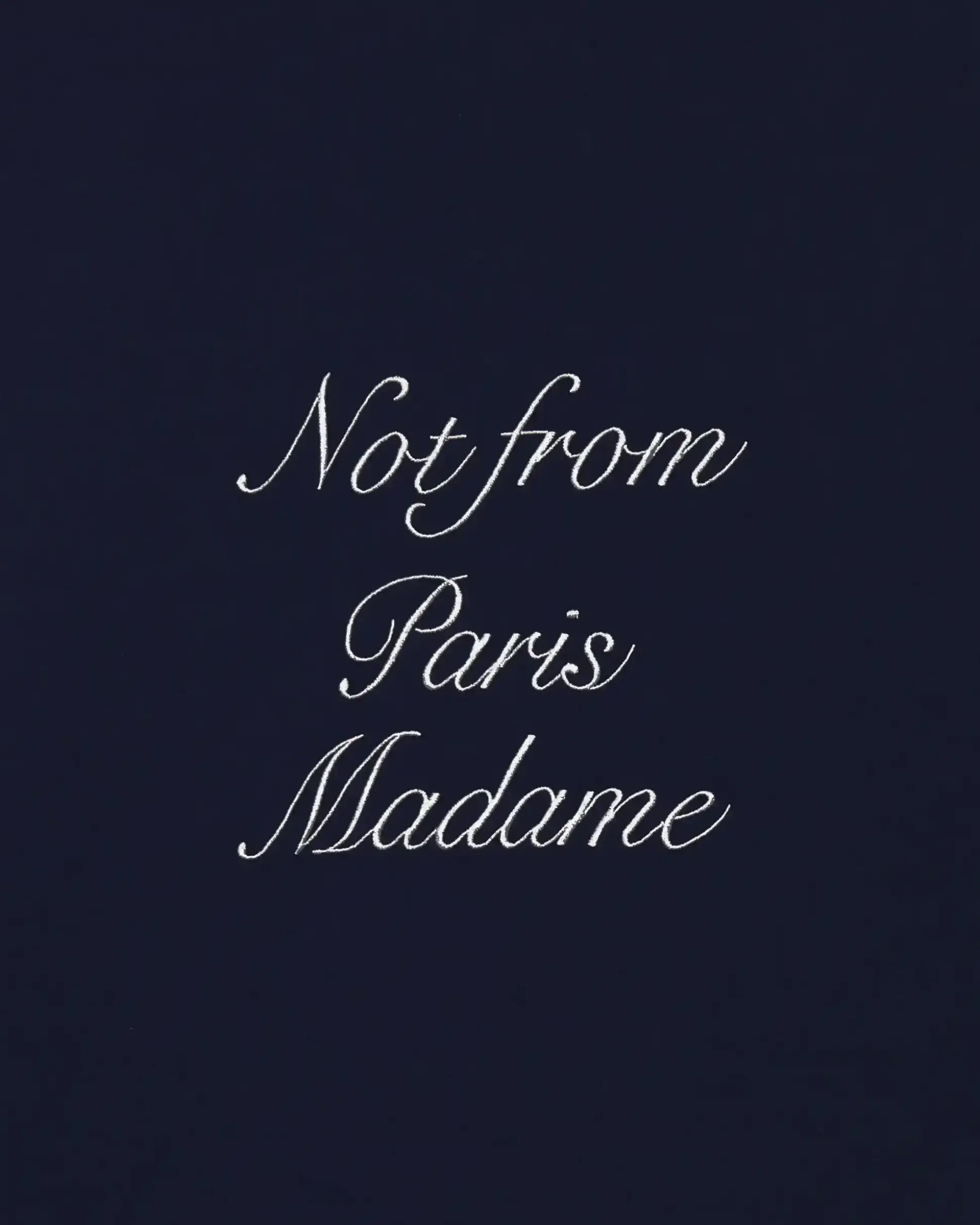 Le T-Shirt Slogan Calligraphie