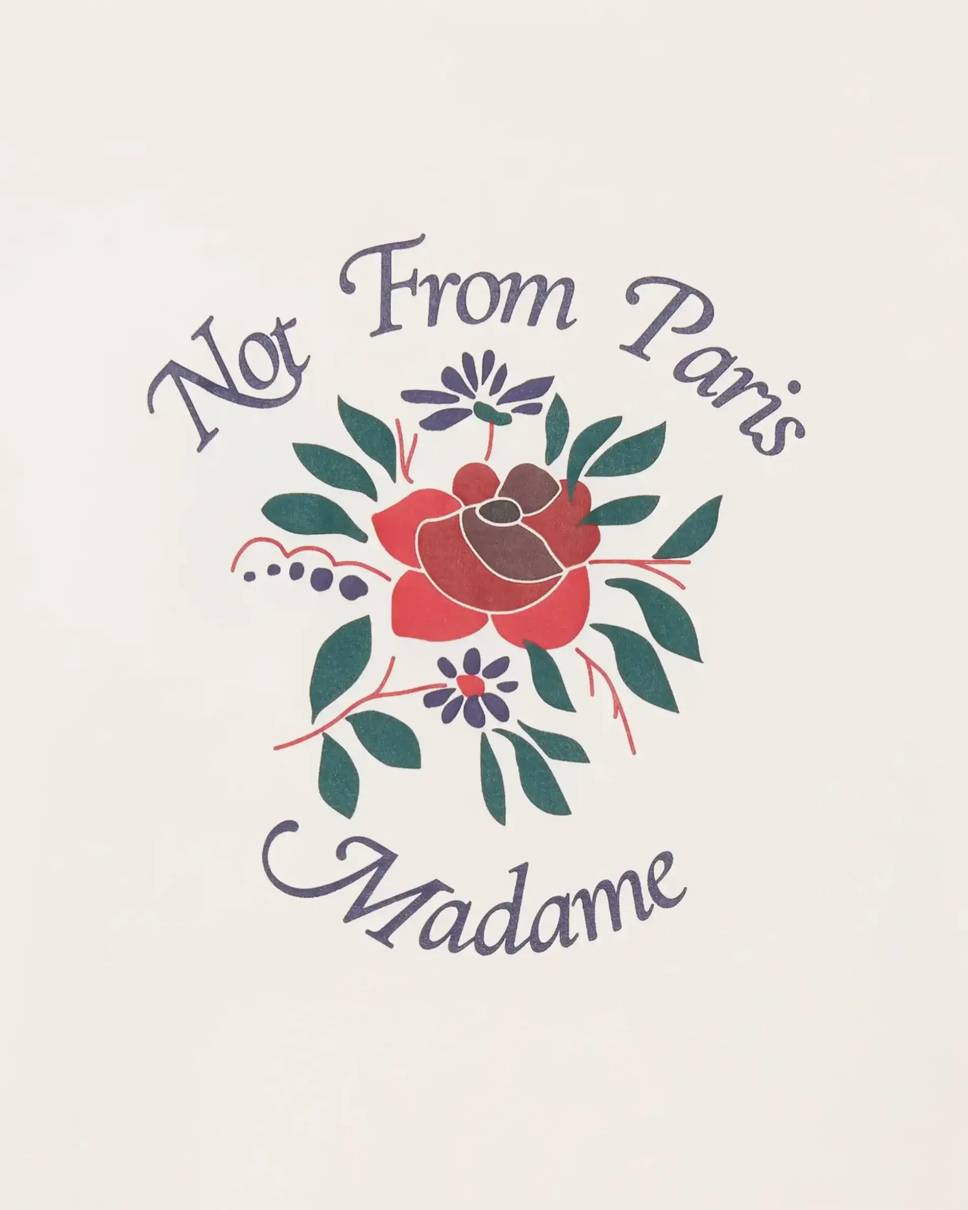 Le T-Shirt Slogan Fleurs