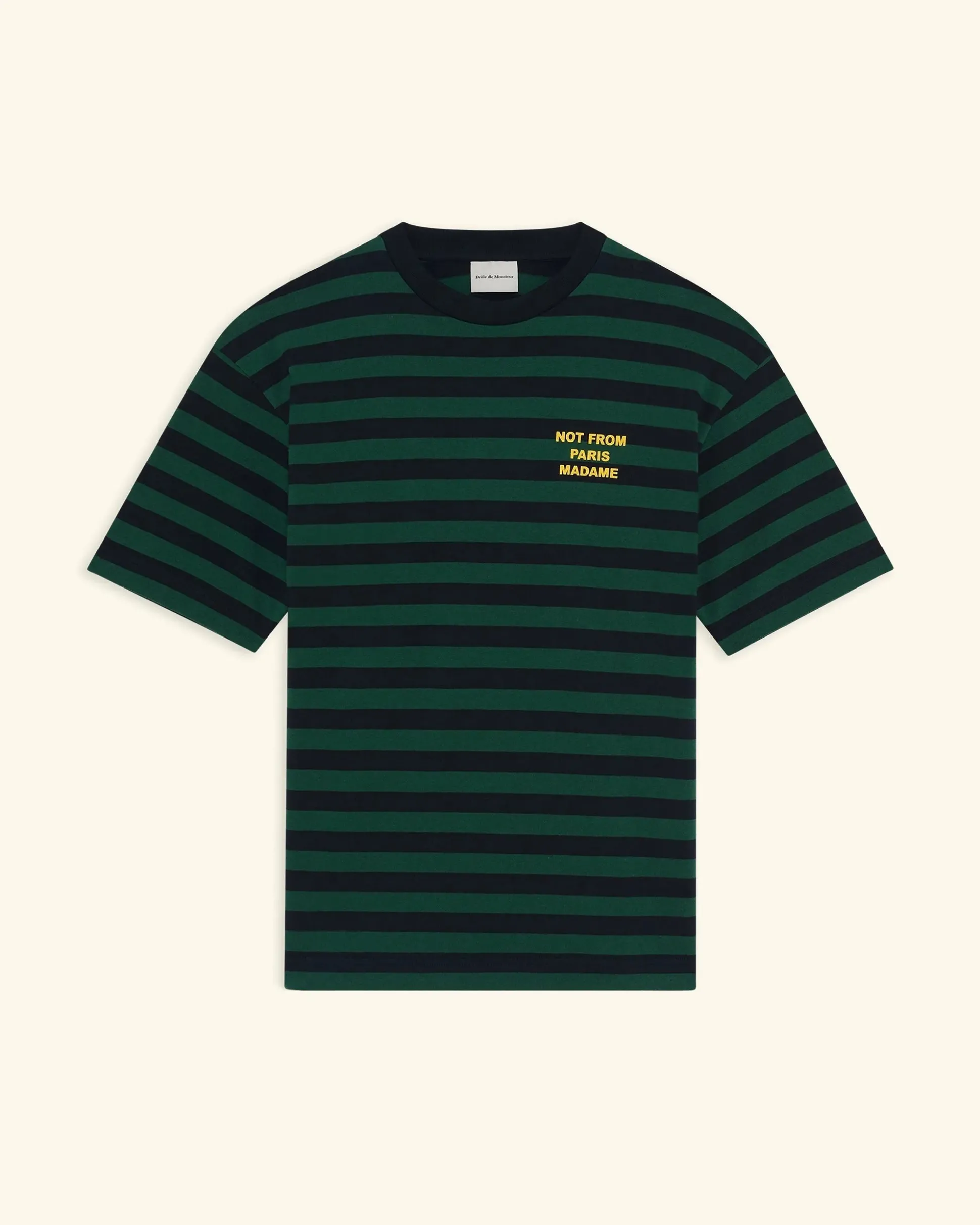 Le T-Shirt Slogan Rayé